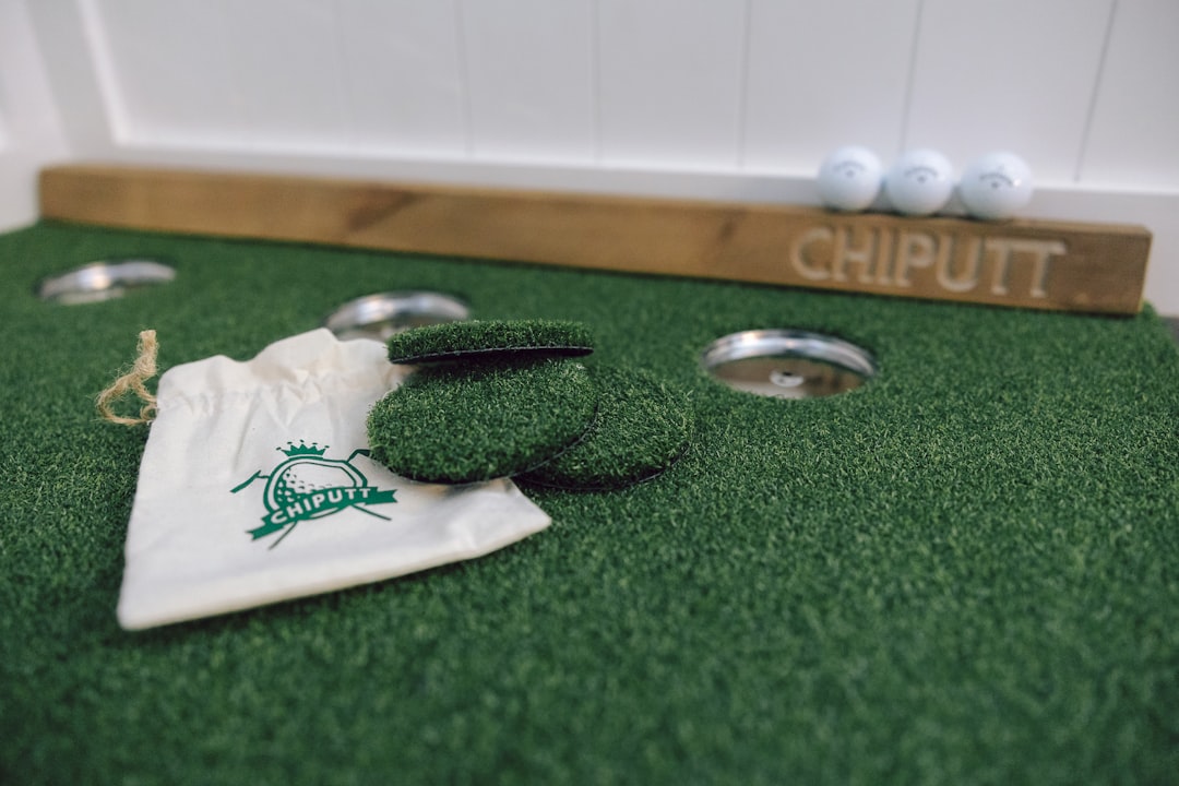Putting green with holes and Chiputt accessories