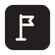 Golf flag pin icon
