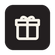 Gift box icon