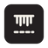 Brush bristles icon