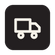 Shipping truck icon
